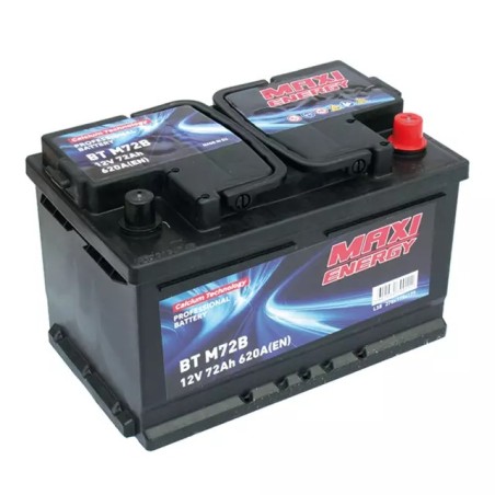 Batterie tracteur 12V 72Ah 620A MAXI ENERGY L3B + à droite