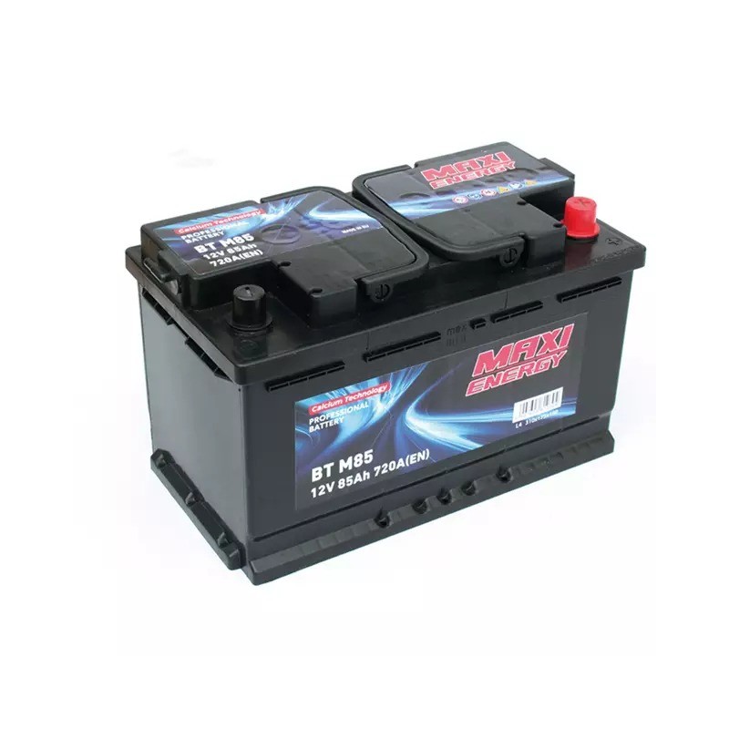 Batterie tracteur 12V 85Ah 720A MAXI ENERGY + à droite B13