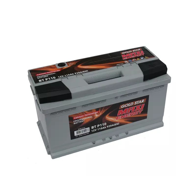 Batterie de démarrage 12V 110Ah 920A MAXI ENERGY L5 + à droite
