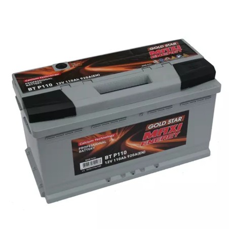 Batterie de démarrage 12V 110Ah 920A MAXI ENERGY L5 + à droite