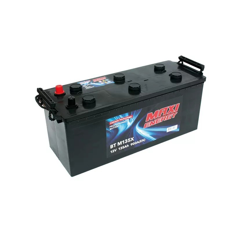 Batterie de démarrage 12V 135Ah 900A MAXI ENERGY + à gauche