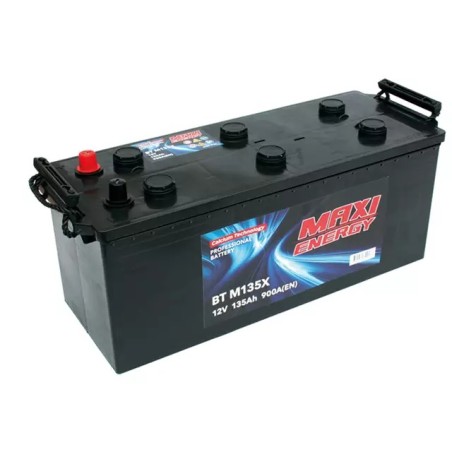 Batterie de démarrage 12V 135Ah 900A MAXI ENERGY + à gauche