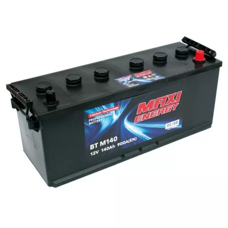 Batterie de démarrage 12V 140Ah 900A MAXI ENERGY + à droite