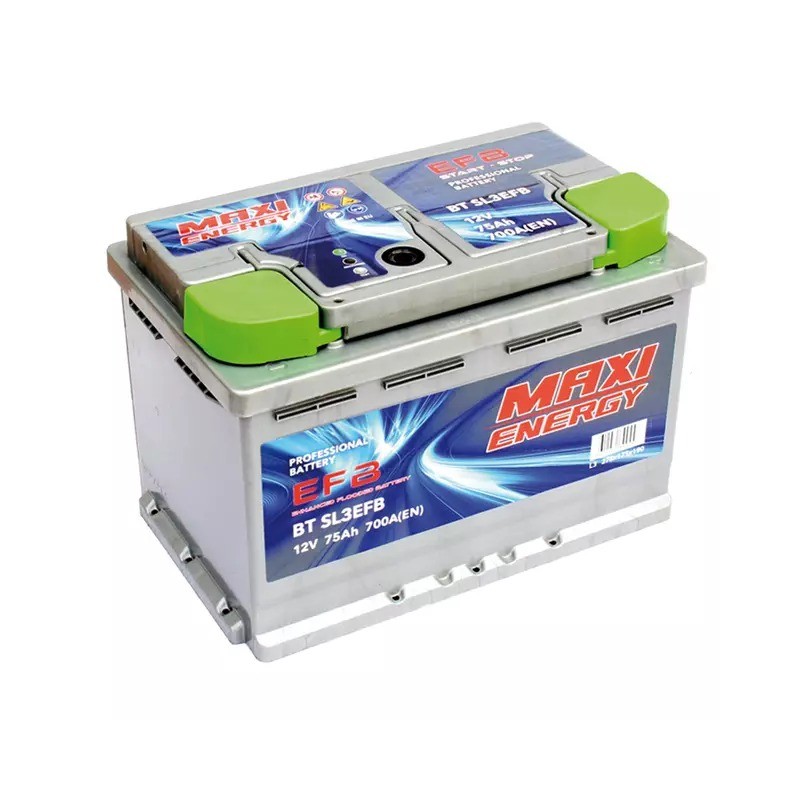 Batterie tracteur 12V 75Ah 700A MAXI ENERGY EFB + à droite
