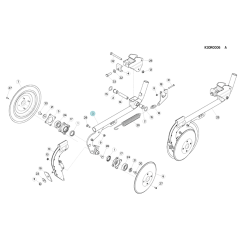 Bras de  soc avant pour Kuhn Venta - K3000031 - Origine