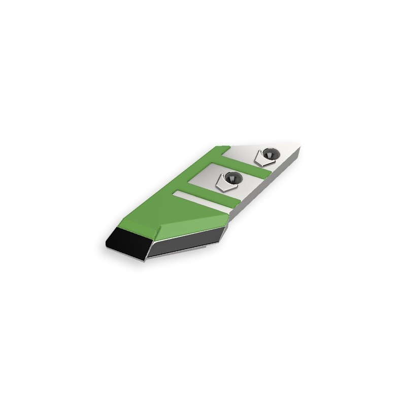 Pointe gauche 329 mm Lemken 3364051 adaptable carbure rechargée