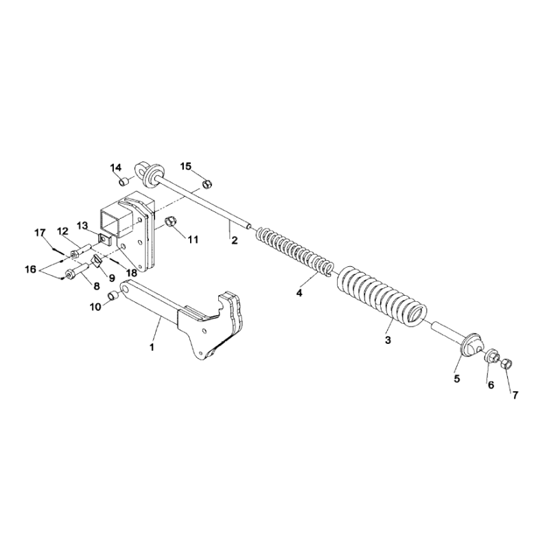 Tirant de ressort Vogel & Noot G0350400 pour Terraflex