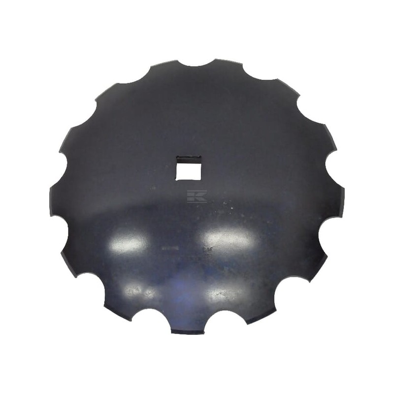 Disque de déchaumeur crénelé 660x8 trou carré 51mm