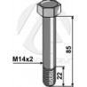 Boulon de sûreté M14 sans écrou - Lemken - 3013607