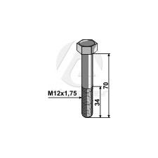 Boulon de sûreté M12 sans écrou - Lemken - 3013406