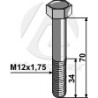 Boulon de sûreté M12 sans écrou - Lemken - 3013406