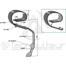 Dent à ressort Kongskilde-Vibroflex VFM - Kongskilde - 101155044