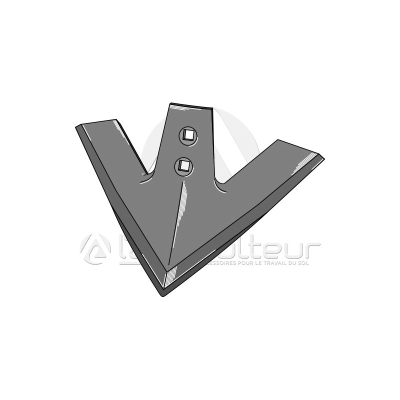 Soc triangulaire, modèle laminé - Kockerling Vario - 506013