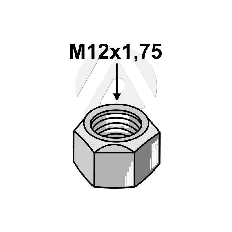 Écrou à freinage interne - M12x1,75 - AG002680