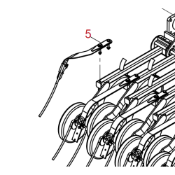 Unité de herse gauche Turbo Disc 23251000 HORSCH