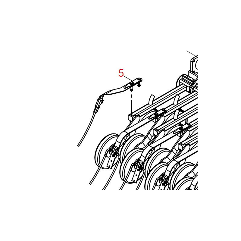 Unité de herse gauche Turbo Disc 23251000 HORSCH