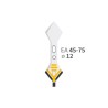 Socs de Cultivateurs carbure Kverneland 1103622/551