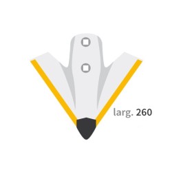Ailerons de rechange carbure Universel