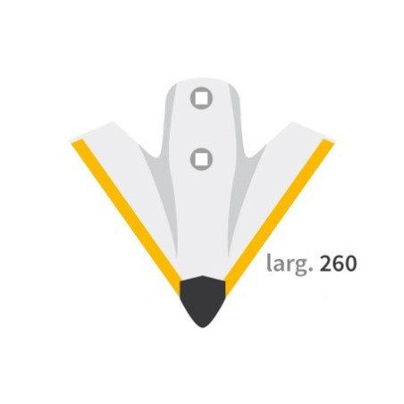 Ailerons de rechange carbure Universel