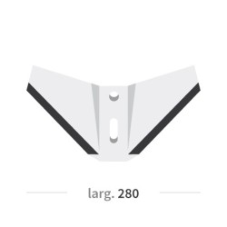 Ailerons de rechange carbure Gregoire Besson M340078 SW-254