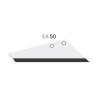 Ailerons de rechange carbure Rau