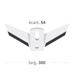 Ailerons de rechange carbure Universel