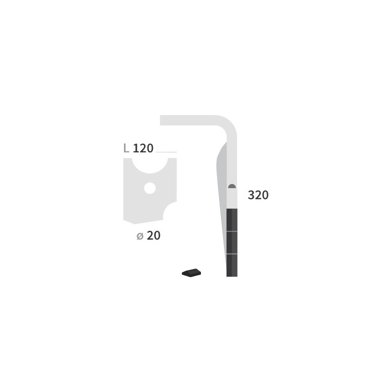 Dents de Herses Rotatives carbure Kuhn K2500090