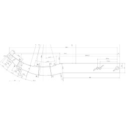 Dent de cultivateur  - 880mm - Lemken Smaragd - 4653680