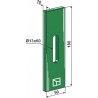Racloir plastique Greenflex pour rouleaux packer - AG007547