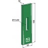 Racloir plastique Greenflex pour rouleaux packer - AG007545
