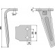 Dent pour herses rotatives, modèle gauche - AG000354