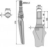 Dent pour herses rotatives, modèle droit - Krone - 4916710