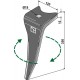 Dent pour herses rotatives, modèle droite - Amazone - 6574300 (Zinken mit Bolzen: 6170300)
