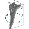 Dent pour herses rotatives, modèle droite - Amazone - 6574300 (Zinken mit Bolzen: 6170300)