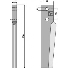 Dent pour herses rotatives - AG000249