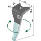 Dent pour herses rotatives (DURAFACE) - modèle droit - Amazone - 6170300