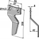 Dent rotative - modèle droit - AG000734