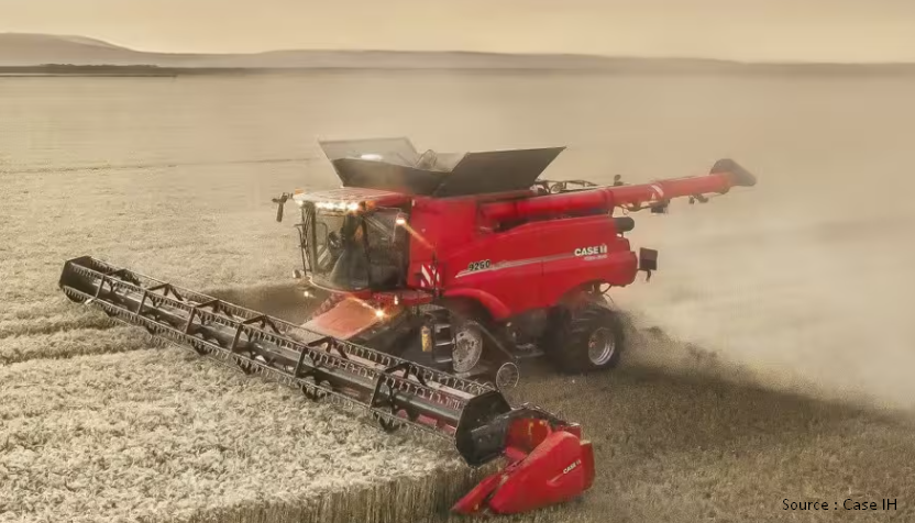 case ih la serie de moissonneuses batteuses axial flow 260