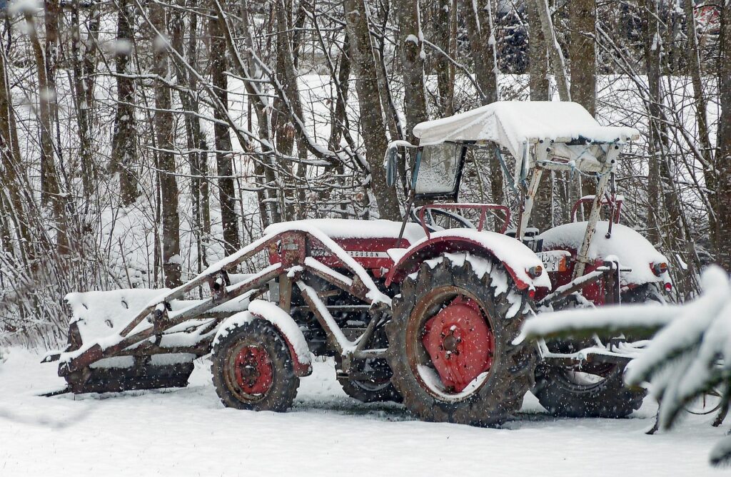 agriculture hiver tracteur